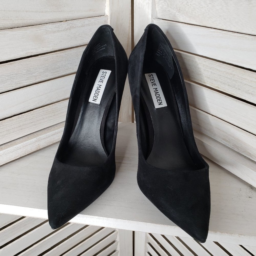 Steve Madden Daisie Pumps Black Suede